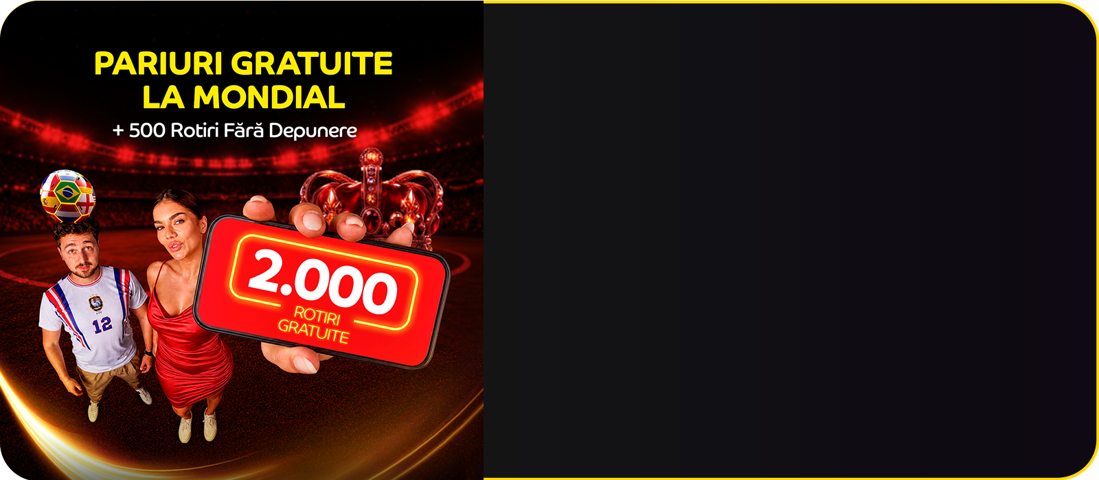 500 Rotiri Gratuite Fără Depunere + 3 x 500 Rotiri Gratuite